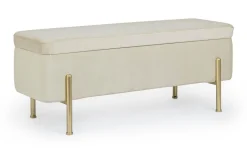 Online Bizzotto PANCA CONTENITORE IN VELLUTO NATURALE - IRINA