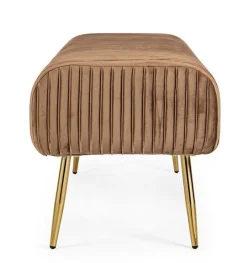 Outlet Bizzotto PANCA IN VELLUTO BRONZO - SELENA