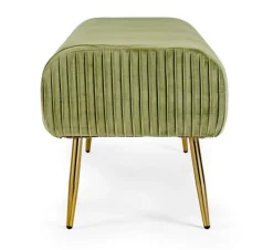 Outlet Bizzotto PANCA IN VELLUTO OLIVE - SELENA