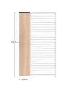 Clearance Bizzotto PANNELLO VERTICALE PERGOLA OCEAN NATURAL