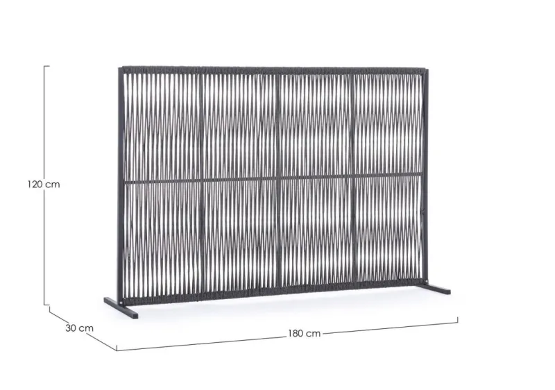 Bizzotto PARAVENTO PAXSON 180X120 INK QS23