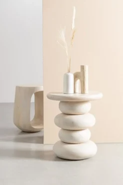 Bizzotto P.CANDELA TIKAR MARMO BEIGE