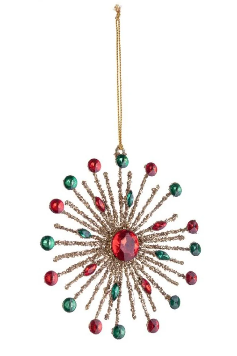 Best Bizzotto PENDAGLIO BEAD FIOCCO NEVE 16P ROS 15X15