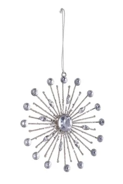 New Bizzotto PENDAGLIO BEAD FIOCCO NEVE 16P ARG 15X15