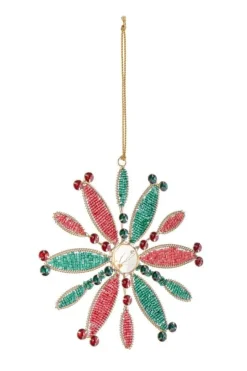 Hot Bizzotto PENDAGLIO BEAD FIOCCO NEVE 12P ROS 15X15