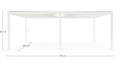 New Bizzotto PERGOLA OCEAN 3.6X7.2 BIANCO
