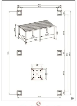Best Bizzotto PERGOLA OCEAN 3.6X6 SETA