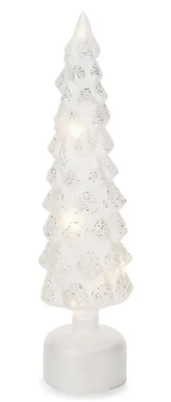 Clearance Bizzotto PINO ROTANTE VT FROSTY BIANCO H40 C-LED