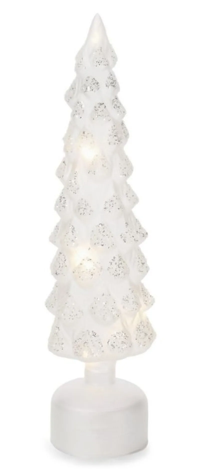 Clearance Bizzotto PINO ROTANTE VT FROSTY BIANCO H40 C-LED