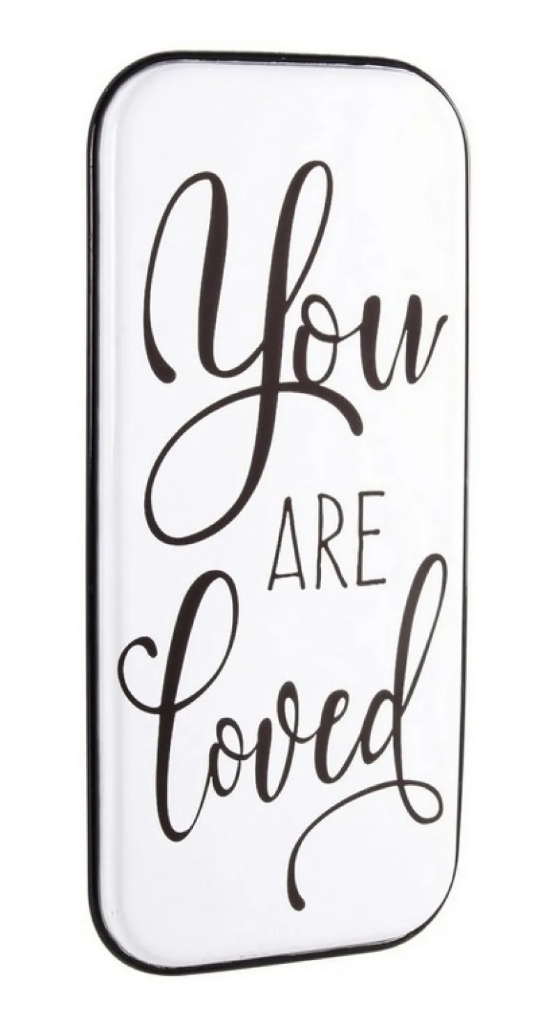 Bizzotto PLACCA METALLO LOVED 38X82