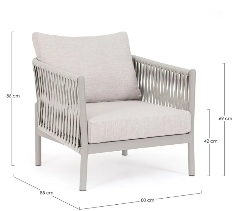 Clearance Bizzotto POLTRONA MOON WG24 - FLORENCIA