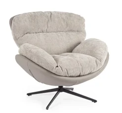 Hot Bizzotto POLTRONA ADINDA GRIGIO SCURO/TORTORA