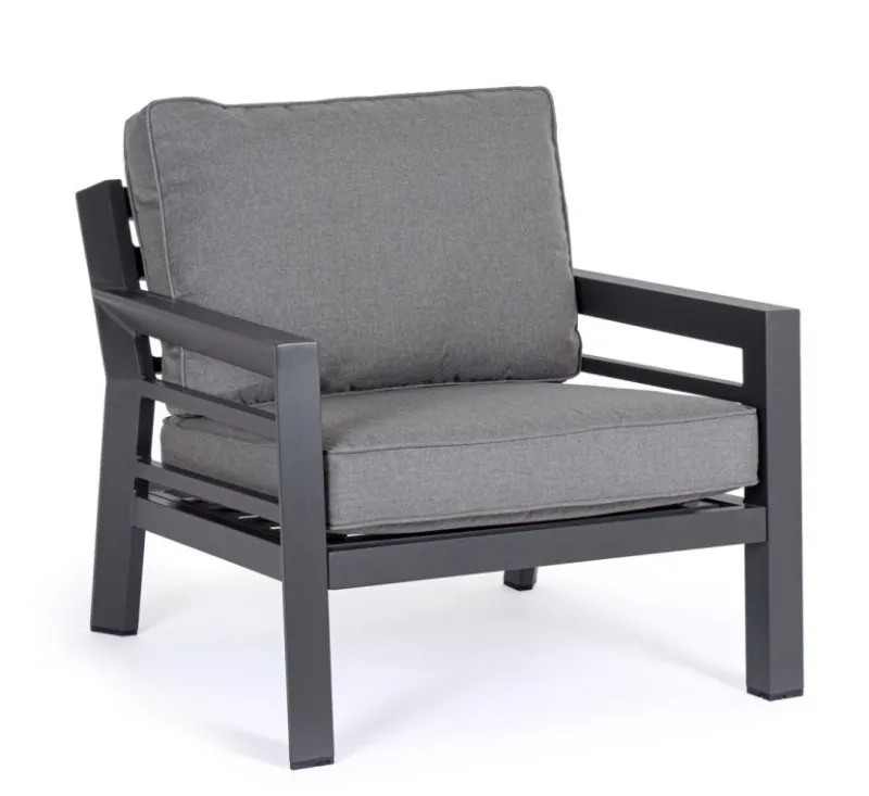 Clearance Bizzotto POLTRONA ANTRACITE PG61 - HENDRIX