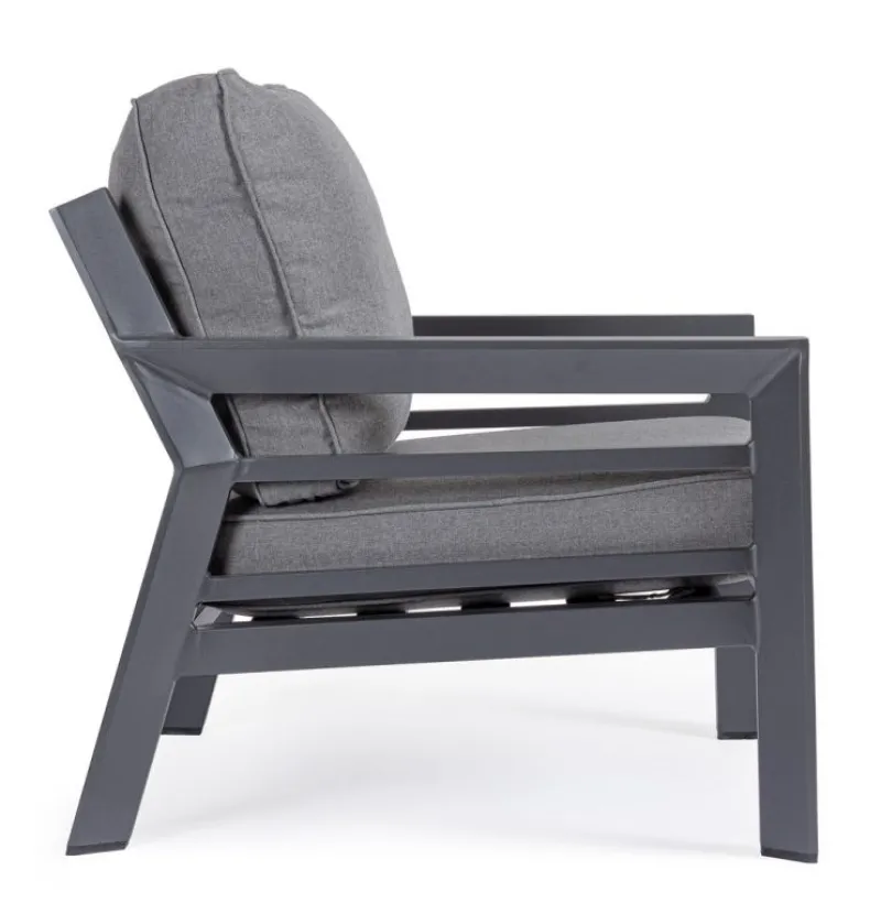 Clearance Bizzotto POLTRONA ANTRACITE PG61 - HENDRIX