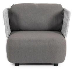 Clearance Bizzotto POLTRONA BIANCO/GRIGIO - PALMER