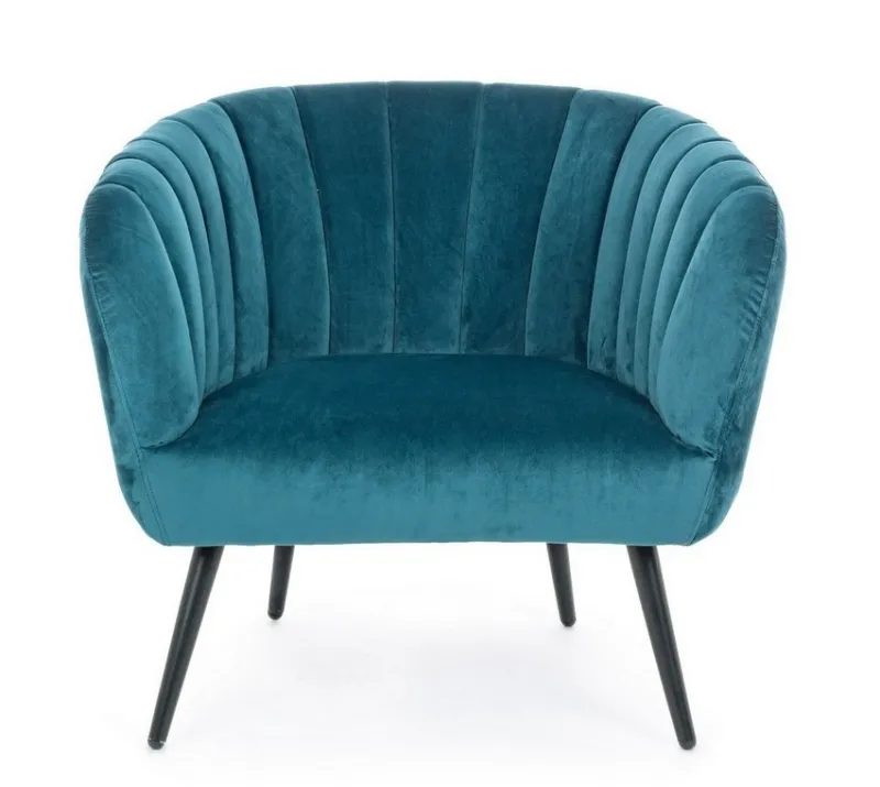 Hot Bizzotto POLTRONA BLU PAVONE - AVRIL