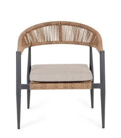 Bizzotto POLTRONA C-BR C-C JANDIA ANTRAC/NATURAL