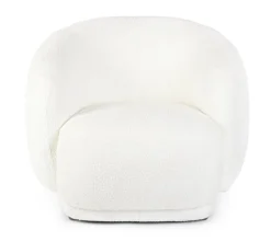 Best Bizzotto POLTRONA EFFETTO BOUCLE' BIANCO - TECLA