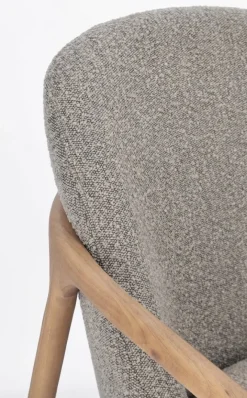 Bizzotto POLTRONA EFFETTO BOUCLE' STONE - ELAIDE