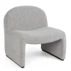 Outlet Bizzotto POLTRONA EFFETTO BOUCLE' GRIGIO - BASSILLA