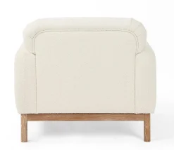 Clearance Bizzotto POLTRONA EFFETTO BOUCLE' NATURALE - DETROIT