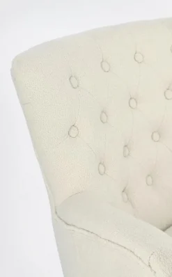 Outlet Bizzotto POLTRONA EFFETTO BOUCLE' PANNA - ORLINS