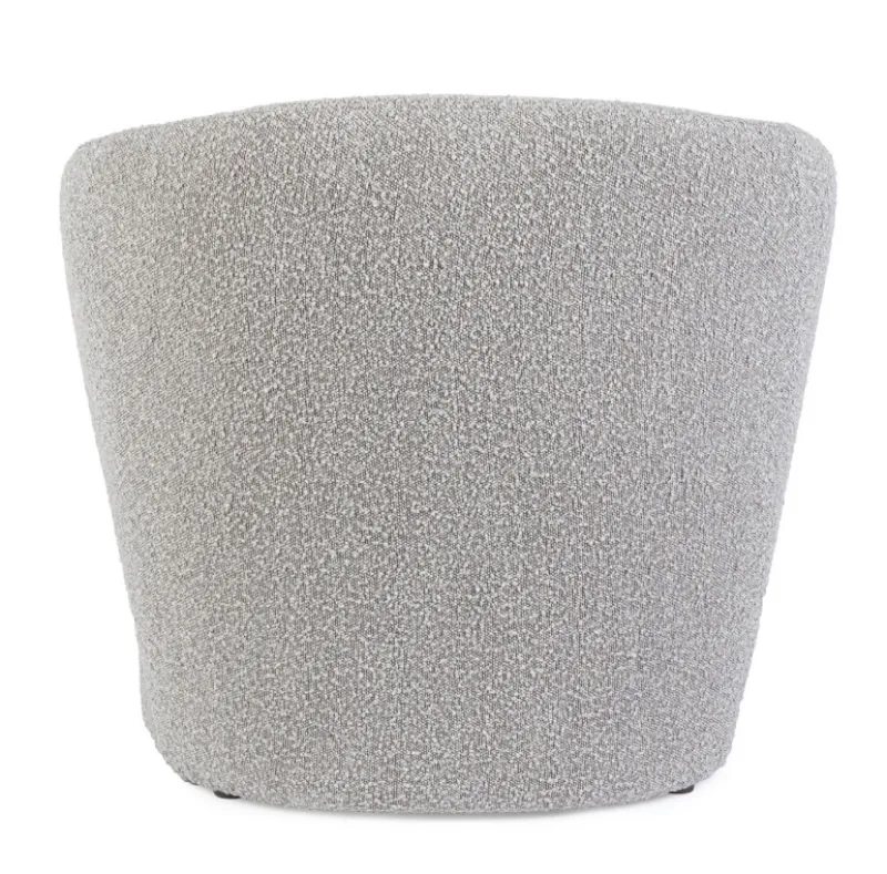 Outlet Bizzotto POLTRONA EFFETTO BUCLE' GRIGIO - BABILA