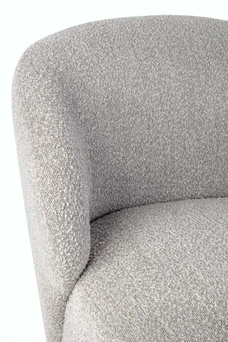 Outlet Bizzotto POLTRONA EFFETTO BUCLE' GRIGIO - BABILA