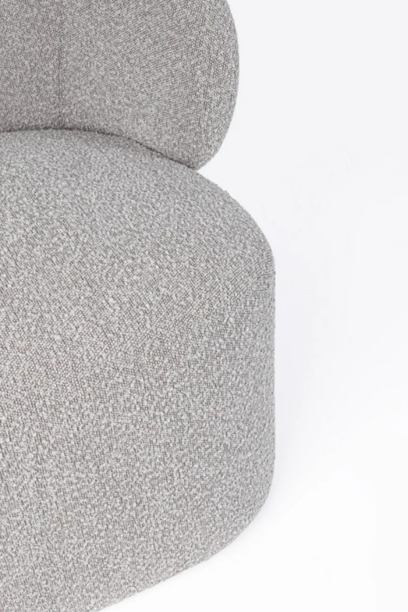 Outlet Bizzotto POLTRONA EFFETTO BUCLE' GRIGIO - BABILA