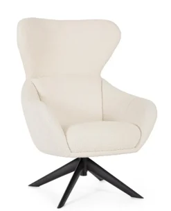 Clearance Bizzotto POLTRONA GIREVOLE HAILEY SNOW