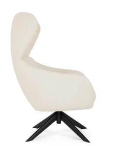 Clearance Bizzotto POLTRONA GIREVOLE HAILEY SNOW