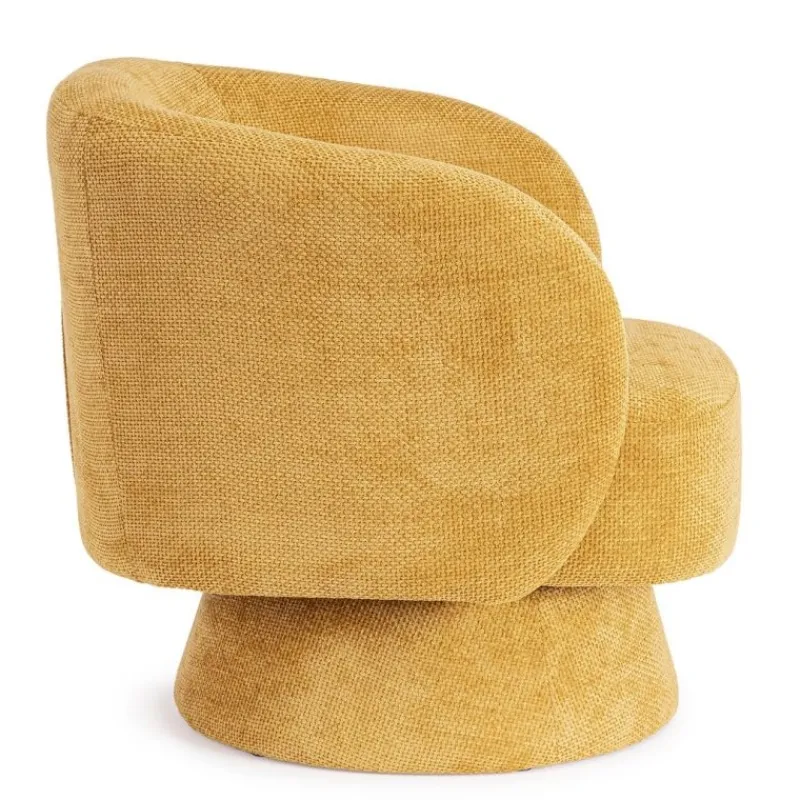 Hot Bizzotto POLTRONA GIREVOLE JULIENNE SENAPE