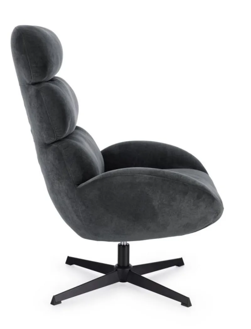 Best Bizzotto POLTRONA GIREVOLE VIOLANTE NERO