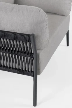 Best Bizzotto POLTRONA IN ALLUMINIO ANTRACITE QS22/GRAPHITE- PARDIS