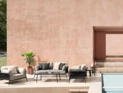 Best Bizzotto POLTRONA IN ALLUMINIO ANTRACITE QS22/GRAPHITE- PARDIS