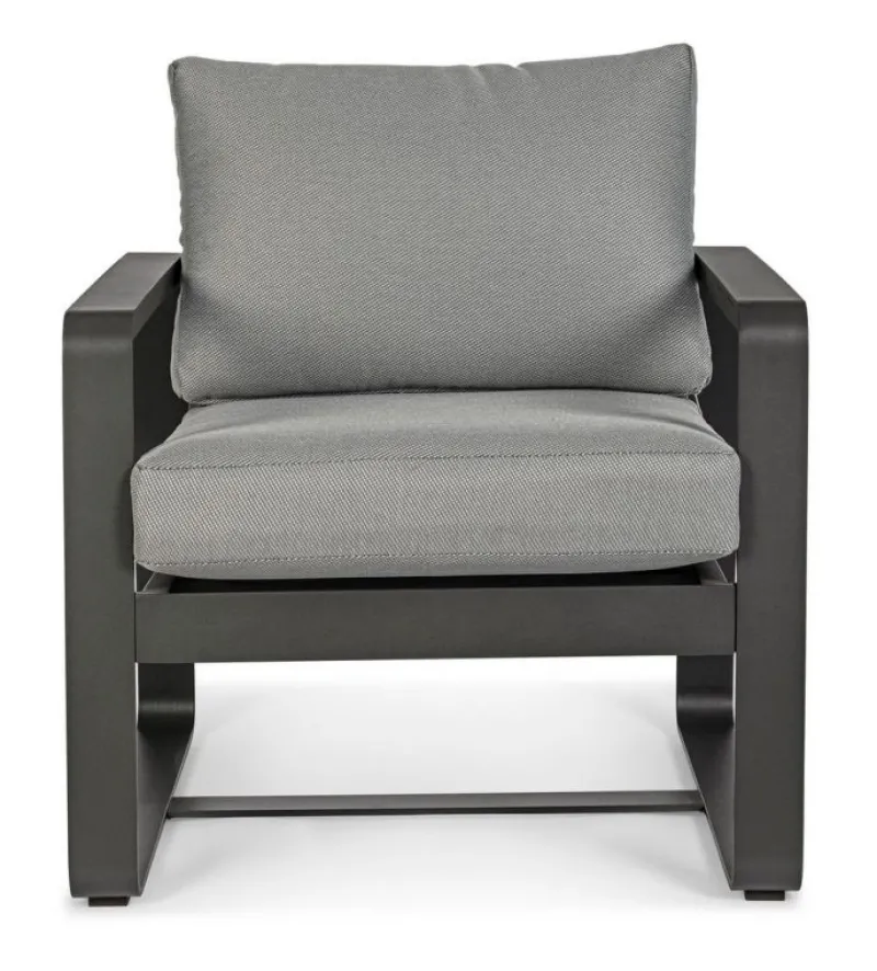 Sale Bizzotto POLTRONA IN ALLUMINIO ANTRACITE YK13 - MERRIGAN