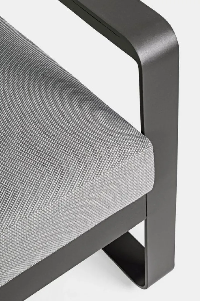 Sale Bizzotto POLTRONA IN ALLUMINIO ANTRACITE YK13 - MERRIGAN