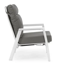 Outlet Bizzotto POLTRONA IN ALLUMINIO BIANCO JX11 - KLEDI