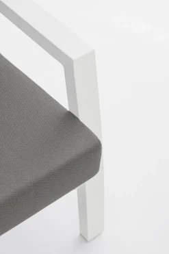 Outlet Bizzotto POLTRONA IN ALLUMINIO BIANCO JX11 - KLEDI