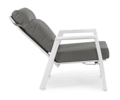 Outlet Bizzotto POLTRONA IN ALLUMINIO BIANCO JX11 - KLEDI