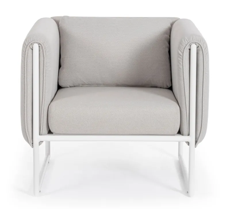 Clearance Bizzotto POLTRONA IN ALLUMINIO SABBIA - PIXEL