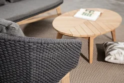 Outlet Bizzotto POLTRONA IN CORDA PER ESTERNO ANTRACITE - COACHELLA