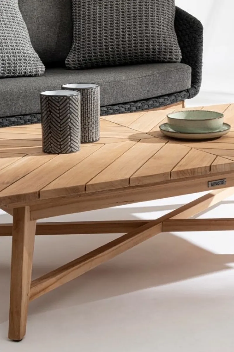 Outlet Bizzotto POLTRONA IN CORDA PER ESTERNO ANTRACITE - COACHELLA