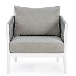 Best Bizzotto POLTRONA IN CORDA PER ESTERNO BIANCO WG20 - FLORENCIA