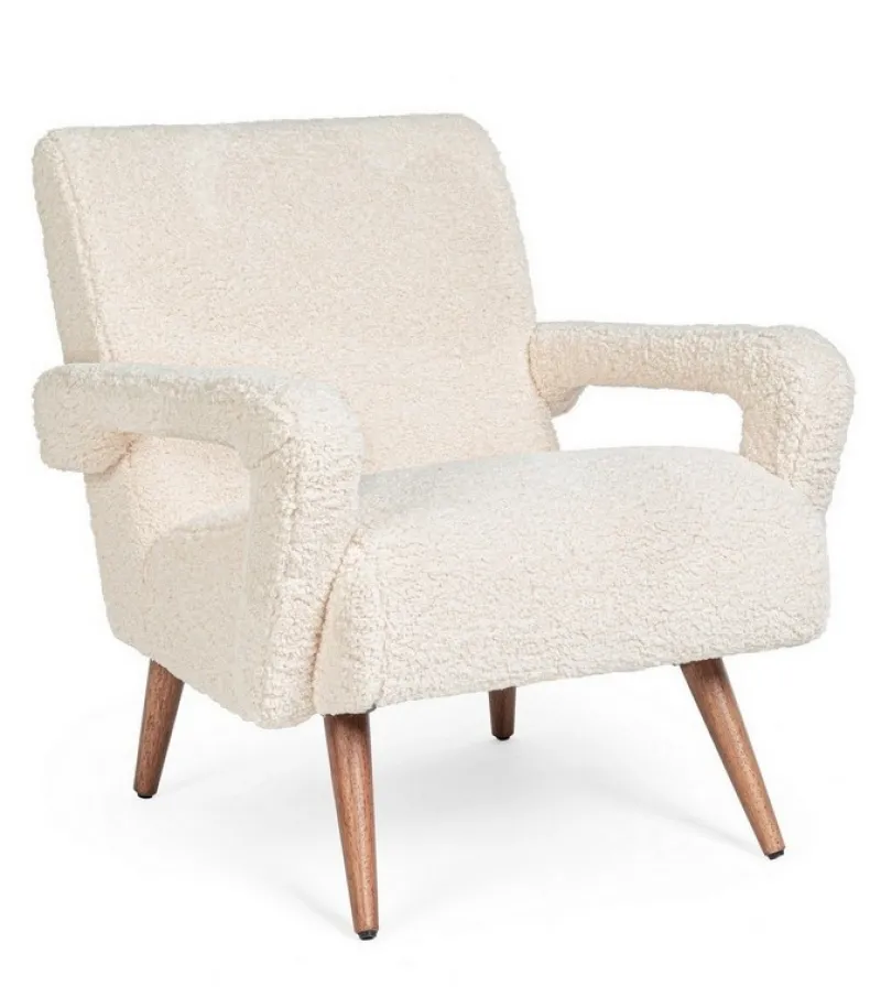 Sale Bizzotto POLTRONA IN LEGNO BIANCA - BERNA