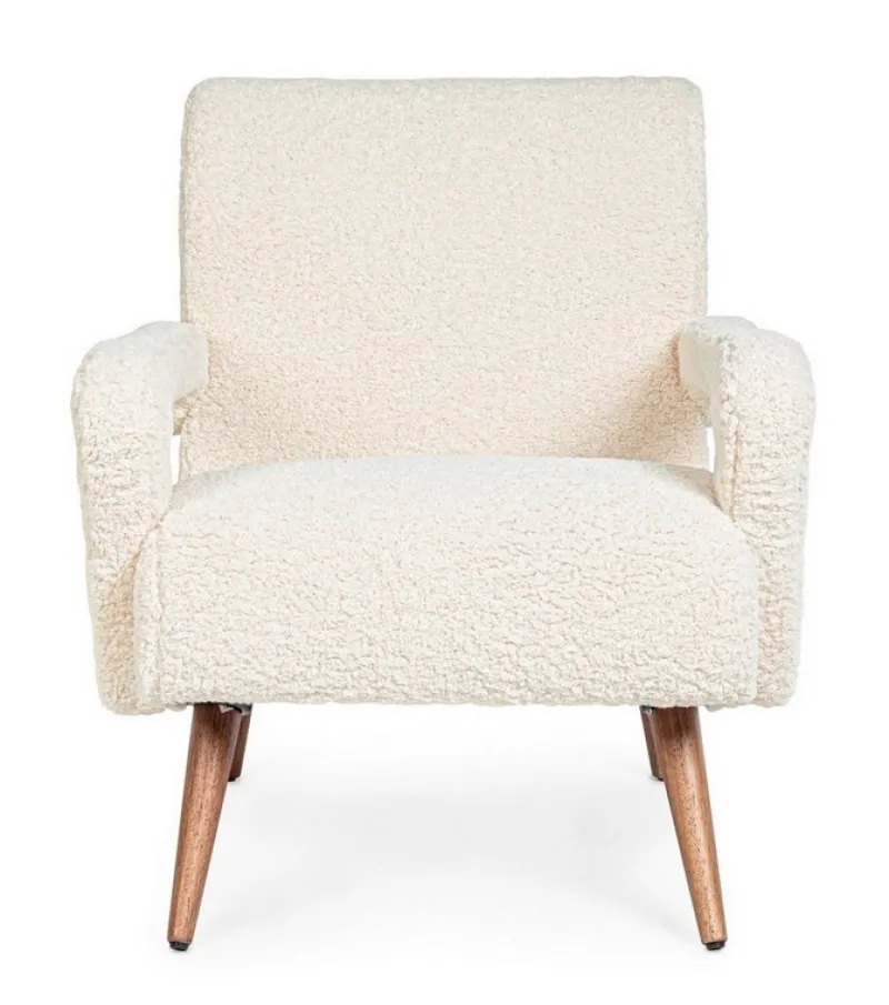 Sale Bizzotto POLTRONA IN LEGNO BIANCA - BERNA