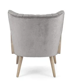 Outlet Bizzotto POLTRONA IN LEGNO SILVER - VIRNA