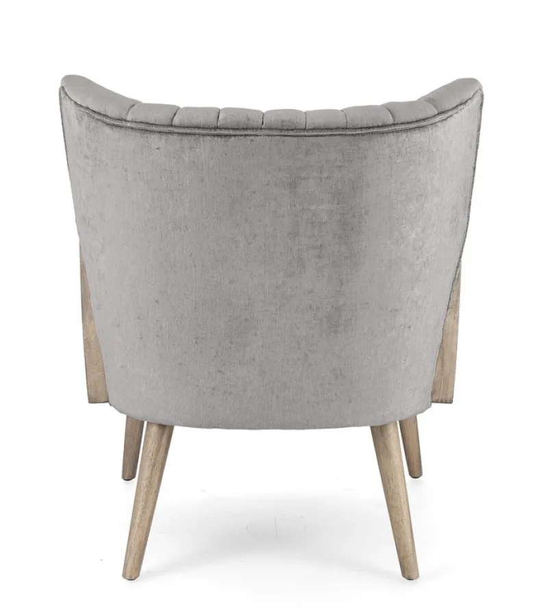 Outlet Bizzotto POLTRONA IN LEGNO SILVER - VIRNA