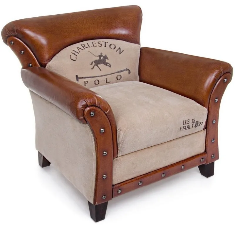 Best Bizzotto POLTRONA IN PELLE - CHARLESTON