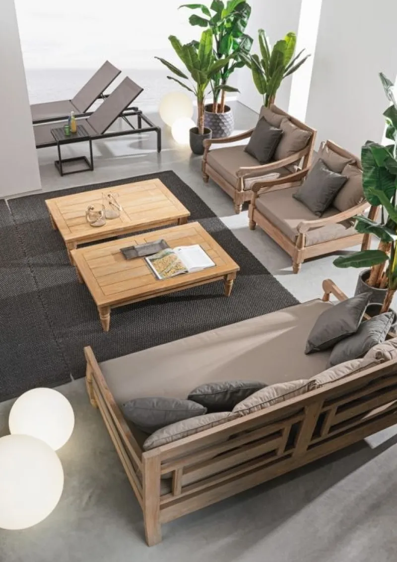 Hot Bizzotto POLTRONA IN TEAK SFODERABILE - BALI FSC